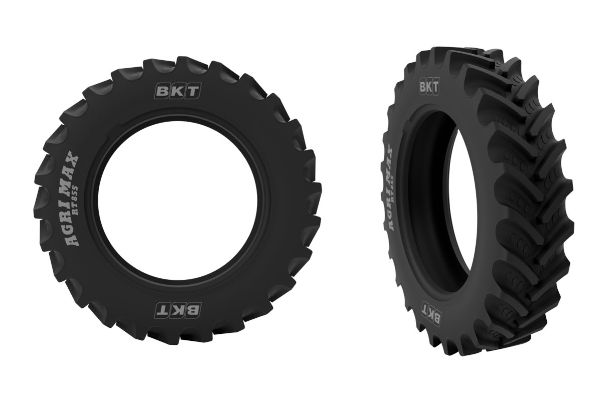 Spalla e battistrada del pneumatico BKT AGRIMAX RT 855